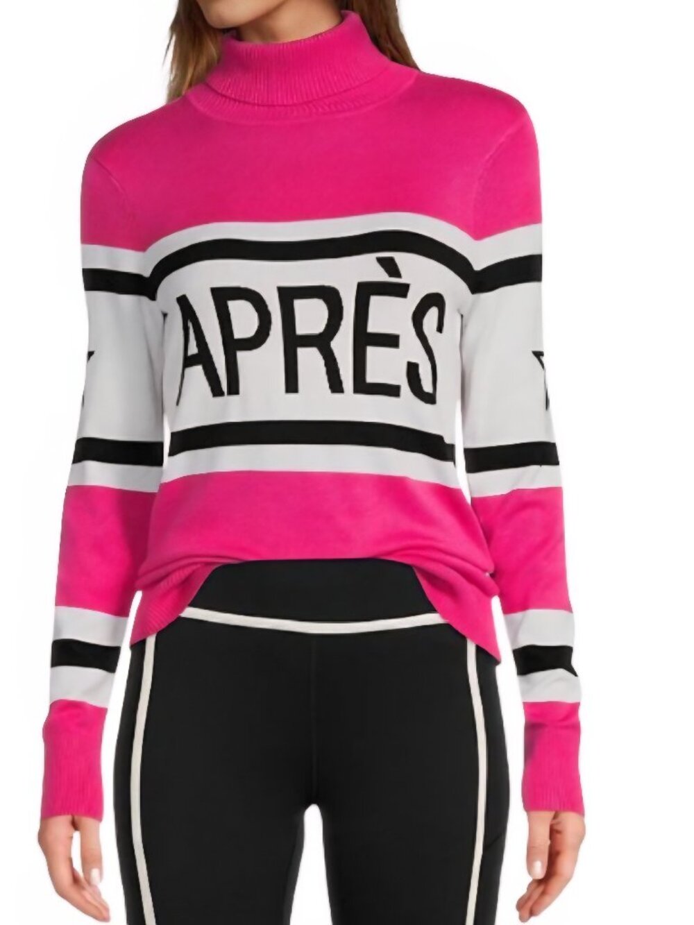 Antonio Melani NWT Bright Pink Apres Turtleneck Sweater size small